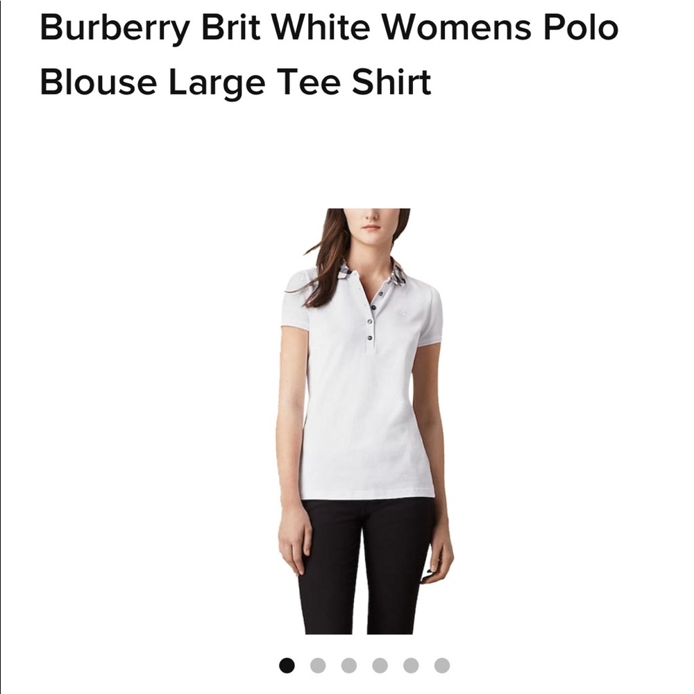 Burberry women’s polo size large